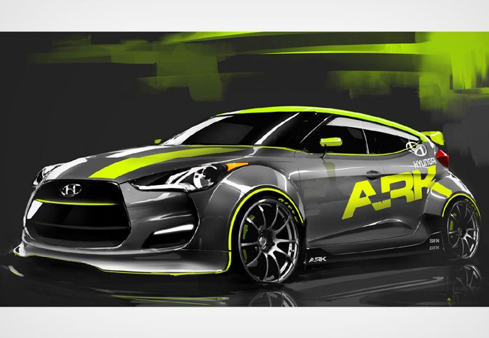 To ARK Performance Veloster Turbo έγινε σε συνεργασία με τη Hyundai και μας δείχνει πώς μπορεί να μοιάζει το turbo Veloster.